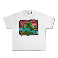 Lunar Rock stuck on you heart cactus serape leopard background Urban Heavy Tee - Jasminsmagicworld
