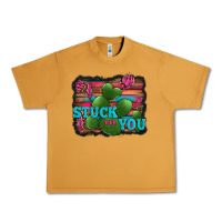 Peanut Butter stuck on you heart cactus serape leopard background Urban Heavy Tee - Jasminsmagicworld
