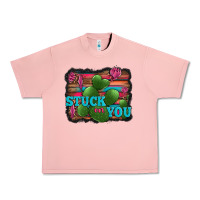 Salmon stuck on you heart cactus serape leopard background Urban Heavy Tee - Jasminsmagicworld
