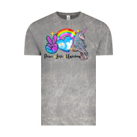 Cloud Rock peace love unicorn Vintage Tee - LillyAllenDesigns