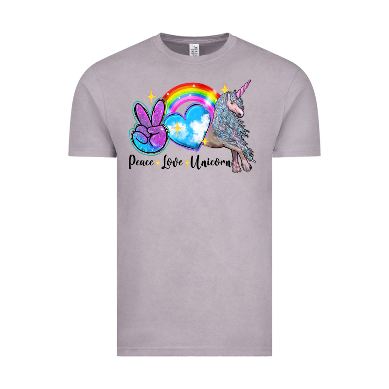 Peace Love Unicorn Vintage Tee by LillyAllenDesigns | Teevron