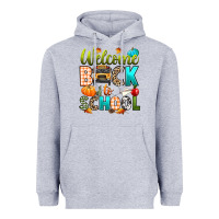 Heather Grey welcome back to school fall Heavyweight Hoodie - texasbilliewilder