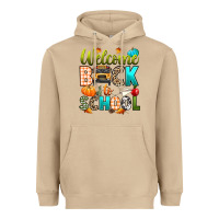 Mushroom welcome back to school fall Heavyweight Hoodie - texasbilliewilder