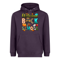 Plum welcome back to school fall Heavyweight Hoodie - texasbilliewilder