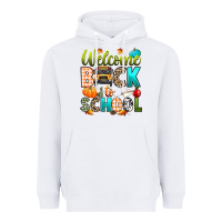 White welcome back to school fall Heavyweight Hoodie - texasbilliewilder