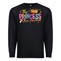 Black the princess has arrived Premium Sweatshirt - NancyCooperArtShop