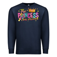 Navy the princess has arrived Premium Sweatshirt - NancyCooperArtShop