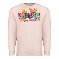 Pale Pink the princess has arrived Premium Sweatshirt - NancyCooperArtShop
