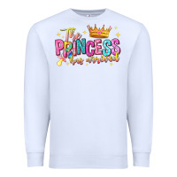 White the princess has arrived Premium Sweatshirt - NancyCooperArtShop