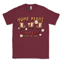 Burgundy glitter baseball Classic Tee - MaliasSmallBusiness