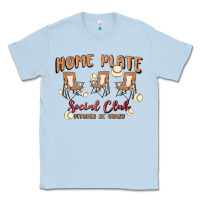 Dusty Blue glitter baseball Classic Tee - MaliasSmallBusiness