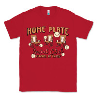 Red glitter baseball Classic Tee - MaliasSmallBusiness