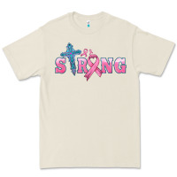 Bone strong with cross ribbon Premium Tee - HRA Design Shop