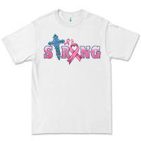 White strong with cross ribbon Premium Tee - HRA Design Shop