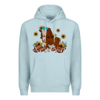 Blue Mist football hereford sunflower Premium Hoodie - JahusDesignShop
