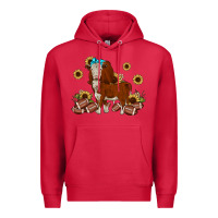 Cardinal football hereford sunflower Premium Hoodie - JahusDesignShop