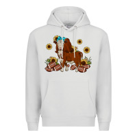 Dove Grey football hereford sunflower Premium Hoodie - JahusDesignShop