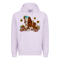 Lilac football hereford sunflower Premium Hoodie - JahusDesignShop