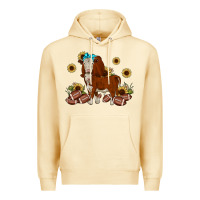 Pina Colada football hereford sunflower Premium Hoodie - JahusDesignShop
