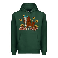 Sports Green football hereford sunflower Premium Hoodie - JahusDesignShop