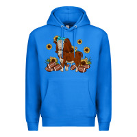 True Royal football hereford sunflower Premium Hoodie - JahusDesignShop