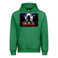 Emerald bigfoot believe christmas Urban Hoodie - FaDigitalArtStudio