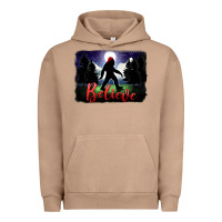 Pigment Burro bigfoot believe christmas Urban Hoodie - FaDigitalArtStudio