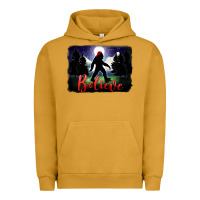 Pigment Peanut Butter bigfoot believe christmas Urban Hoodie - FaDigitalArtStudio