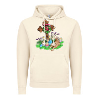 Vintage Artic religious easter bunny cross Vintage Hoodie - AdoDesignShop