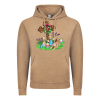 Vintage Coffee religious easter bunny cross Vintage Hoodie - AdoDesignShop
