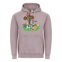 Vintage Zinc religious easter bunny cross Vintage Hoodie - AdoDesignShop