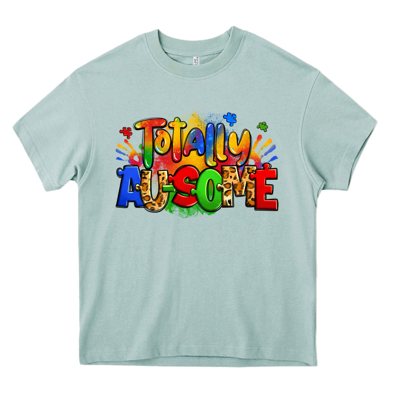 Totally Ausome Autism Heavy Core Tee by Zillion Design Studio | Teevron