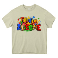 Mossy totally ausome autism Heavy Core Tee - Zillion Design Studio