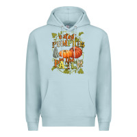 Blue Mist Cutest pumpkin in the patch Premium Hoodie - NancyCooperArtShop