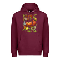 Burgundy Cutest pumpkin in the patch Premium Hoodie - NancyCooperArtShop