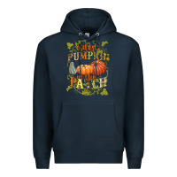 Navy Cutest pumpkin in the patch Premium Hoodie - NancyCooperArtShop