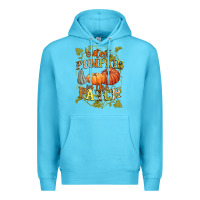 Ocean Blue Cutest pumpkin in the patch Premium Hoodie - NancyCooperArtShop
