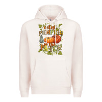 Pale Pink Cutest pumpkin in the patch Premium Hoodie - NancyCooperArtShop
