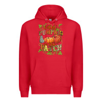 Red Cutest pumpkin in the patch Premium Hoodie - NancyCooperArtShop