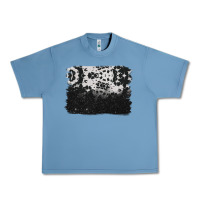 Pebble Blue cowhide background Urban Heavy Tee - BarkalooDesign
