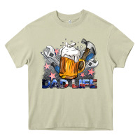 Mossy dad life beer and tools Heavy Core Tee - BarkalooDesign