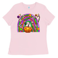 Halloween Rainbow Ladies Tee | Teevron