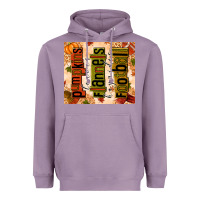 Lavender pumpkins leaves flannels hayrides football Heavyweight Hoodie - texasbilliewilder