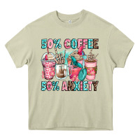 Mossy 50 coffee 50 anxiety coffee cups Heavy Core Tee - Zillion Design Studio