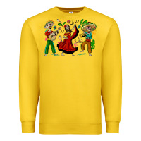 Lemon Mexican Skeletons Premium Sweatshirt - texasbilliewilder