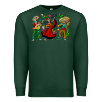 Sports Green Mexican Skeletons Premium Sweatshirt - texasbilliewilder
