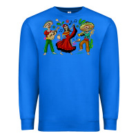 True Royal Mexican Skeletons Premium Sweatshirt - texasbilliewilder