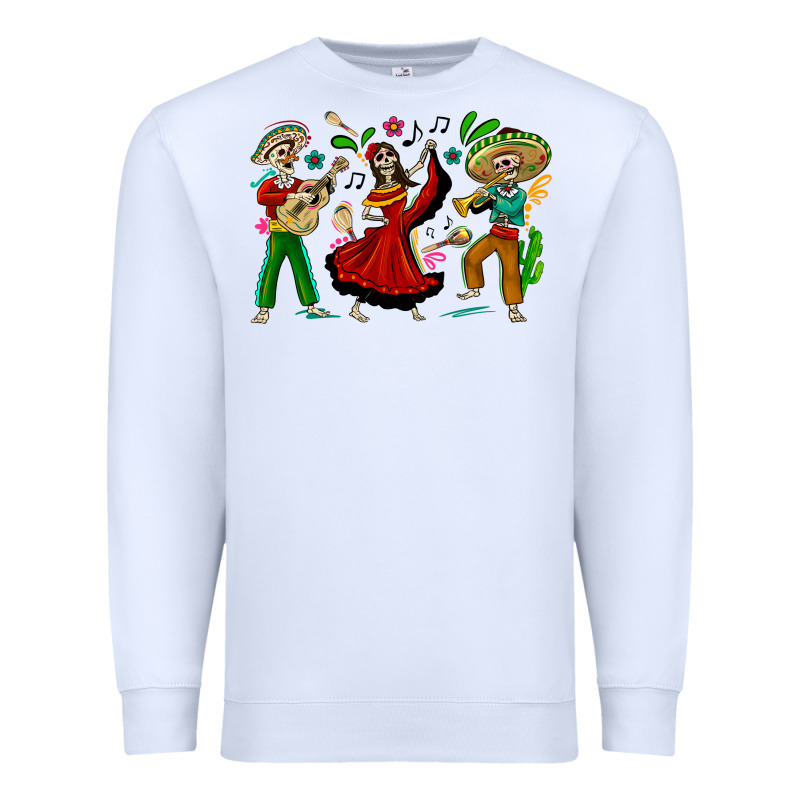 Mexican Skeletons Premium Sweatshirt by texasbilliewilder | Teevron