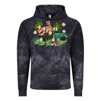 Cloud Black easter truck with bunny Vintage Hoodie - AdoDesignShop