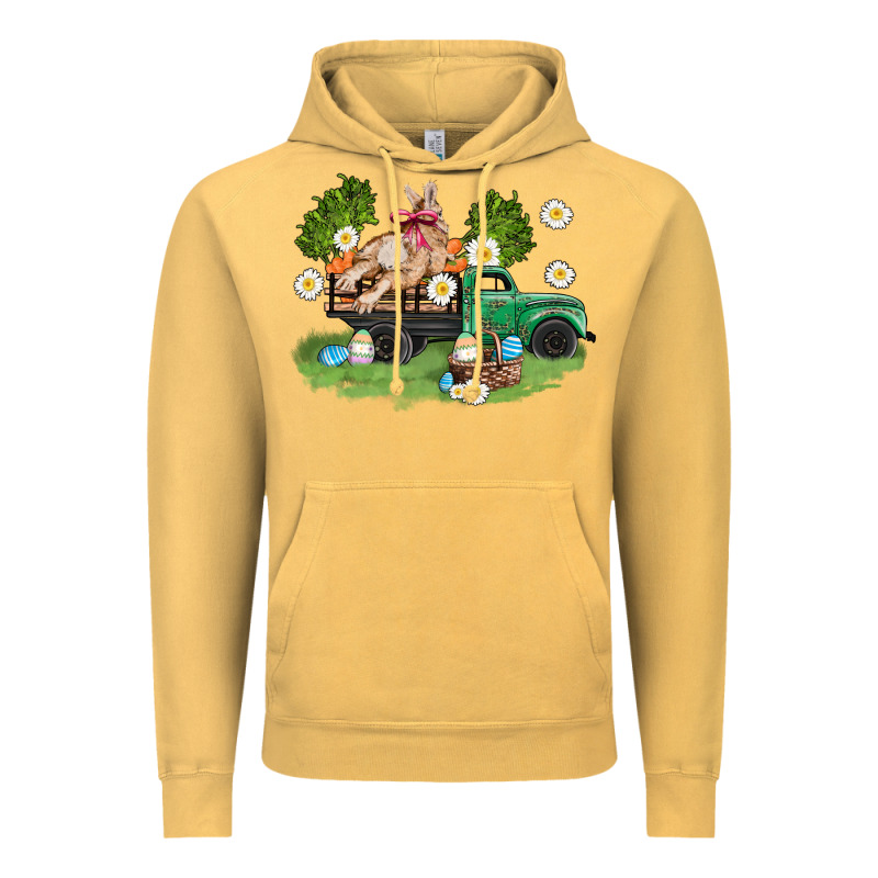 Easter Truck With Bunny Vintage Hoodie by AdoDesignShop | Teevron